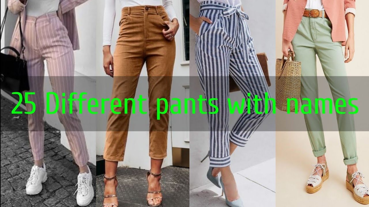 Different Types Of Pants With their Names 2023 | Latest pants for Girls | Saloni Vibes