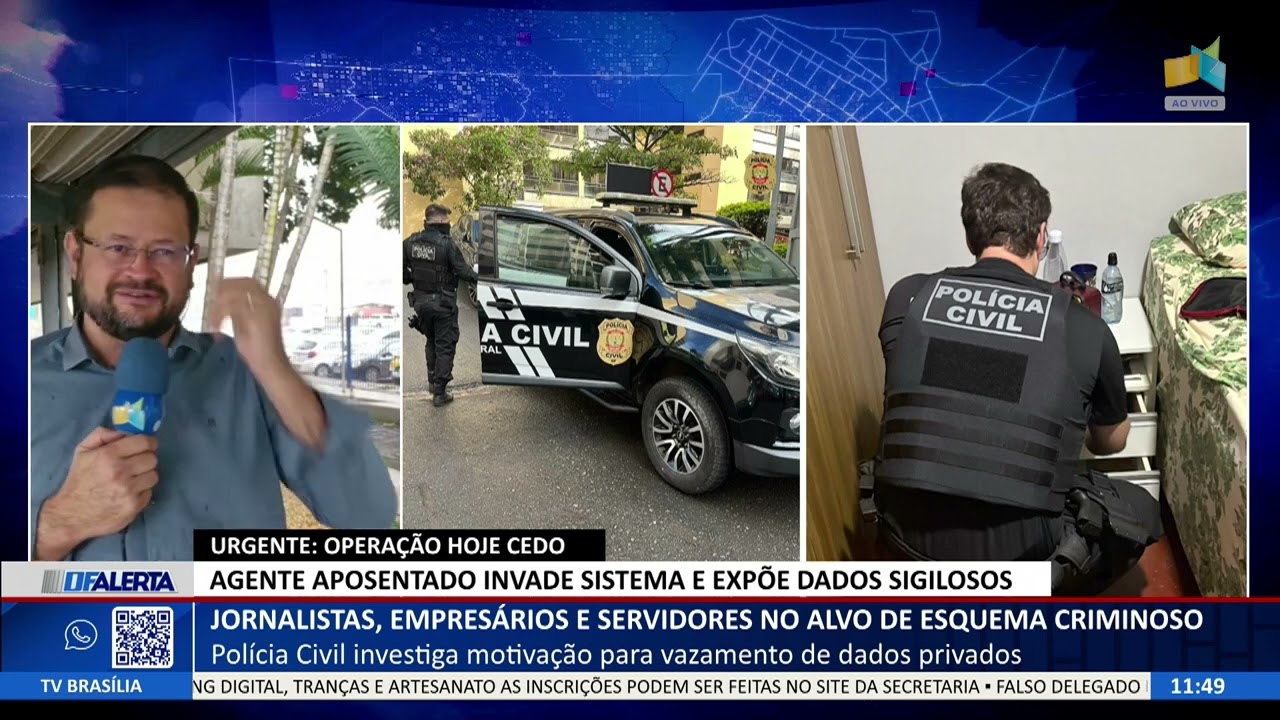 DF ALERTA - Jornalistas, empresários e servidores no alvo de esquema criminoso