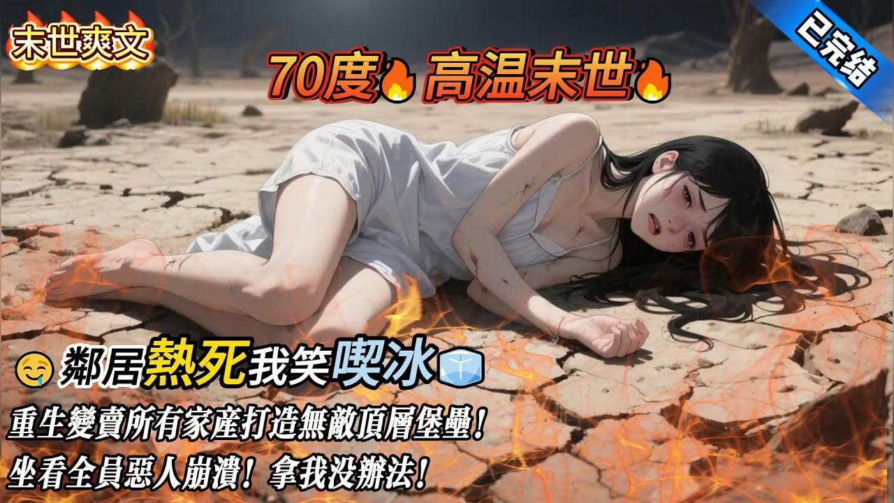 氣溫飆70度！重生狂囤上億物資❄️鄰居熱瘋我喫冰 #末世 #重生 #爽文 #空間 #完结文 