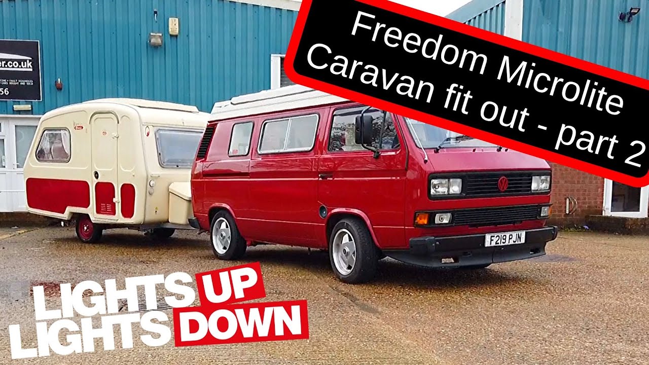 Freedom Microlite caravan fit out - part 2 - Volkswagen T25 / T3 camper extension