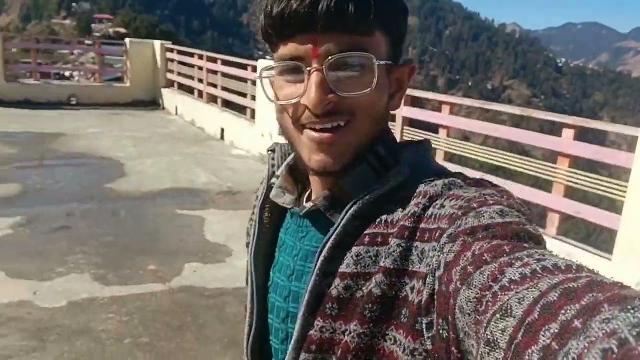 #_Haripurdhar Mandir 🙏🏻🤗🏔️🏔️❄️😍😍