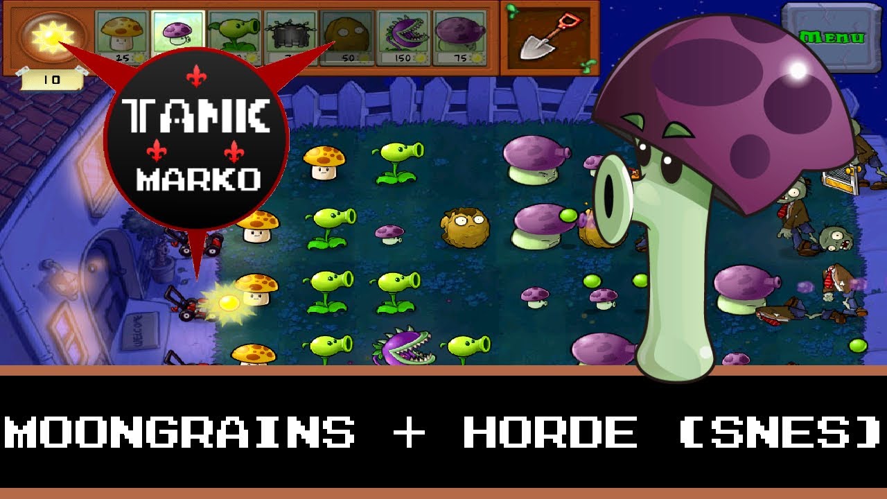 Moongrains + Horde - Plants vs. Zombies (Super Nintendo Remake/Remix) [TankMarko]