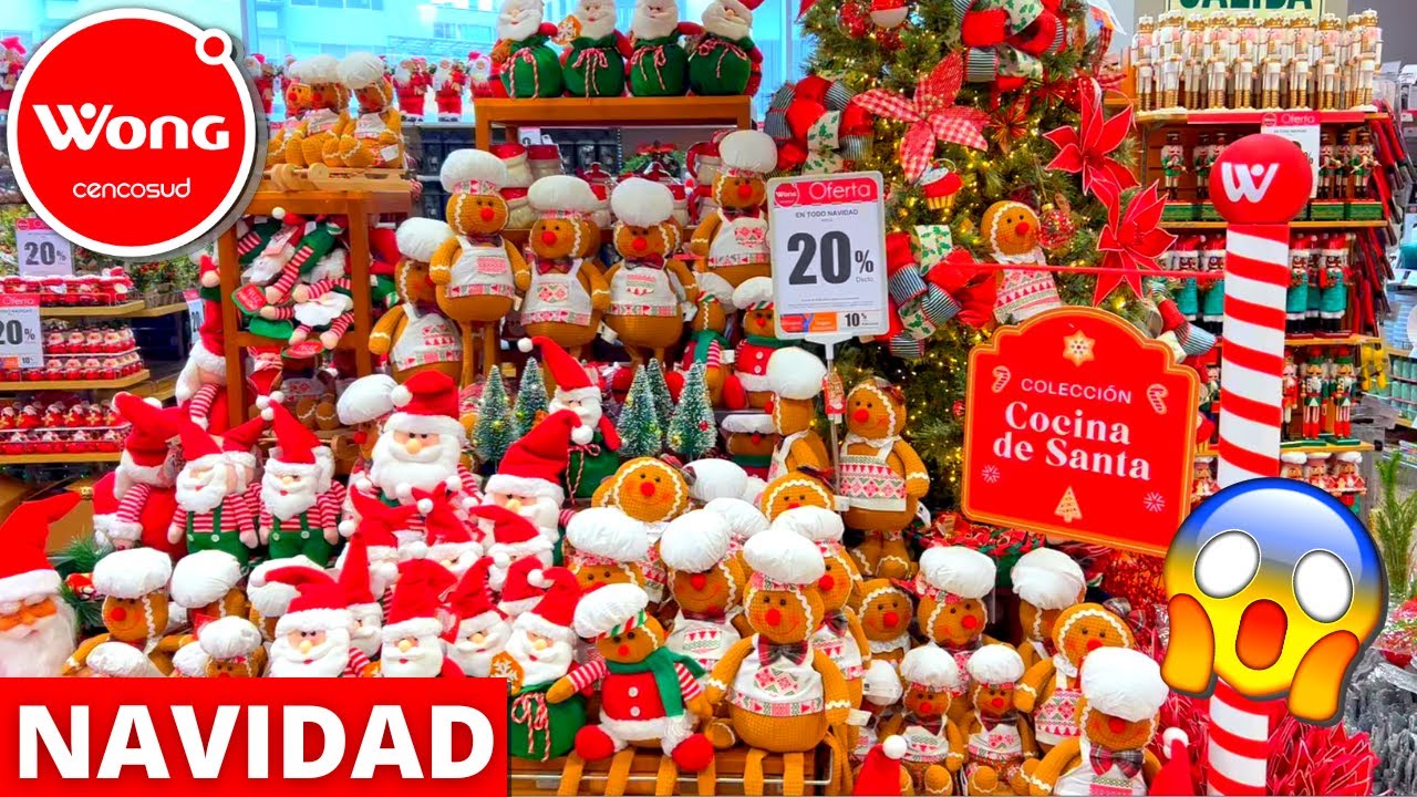 🎅🏼OFERTAS & Catálogo WONG NAVIDAD [Hoy Decoración Navideña]✅Cómo DECORAR para Navidad mi Casa