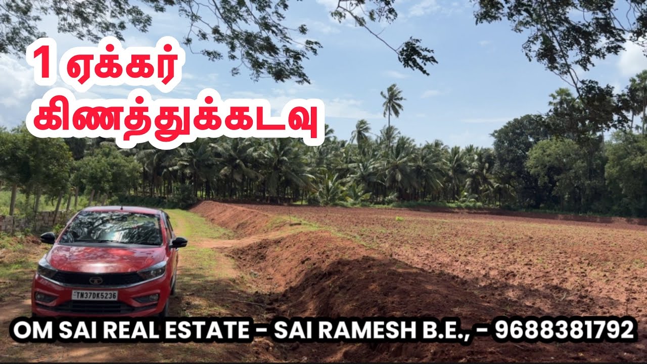 🌴 😍 1 acre farm land for sale in kinathukkadavu 💕❤️