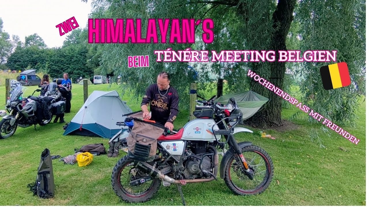 Zwei Himalayans beim Ténére - meeting Belgien