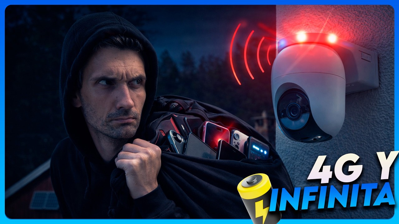 La cámara 360º de vigilancia con batería “infinita” y 4G | Ezviz CB8 Lite 4G Review