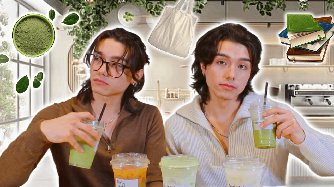 Cegielski Twins TRY MATCHA FOR THE FIRST TIME (Reading Confessions)