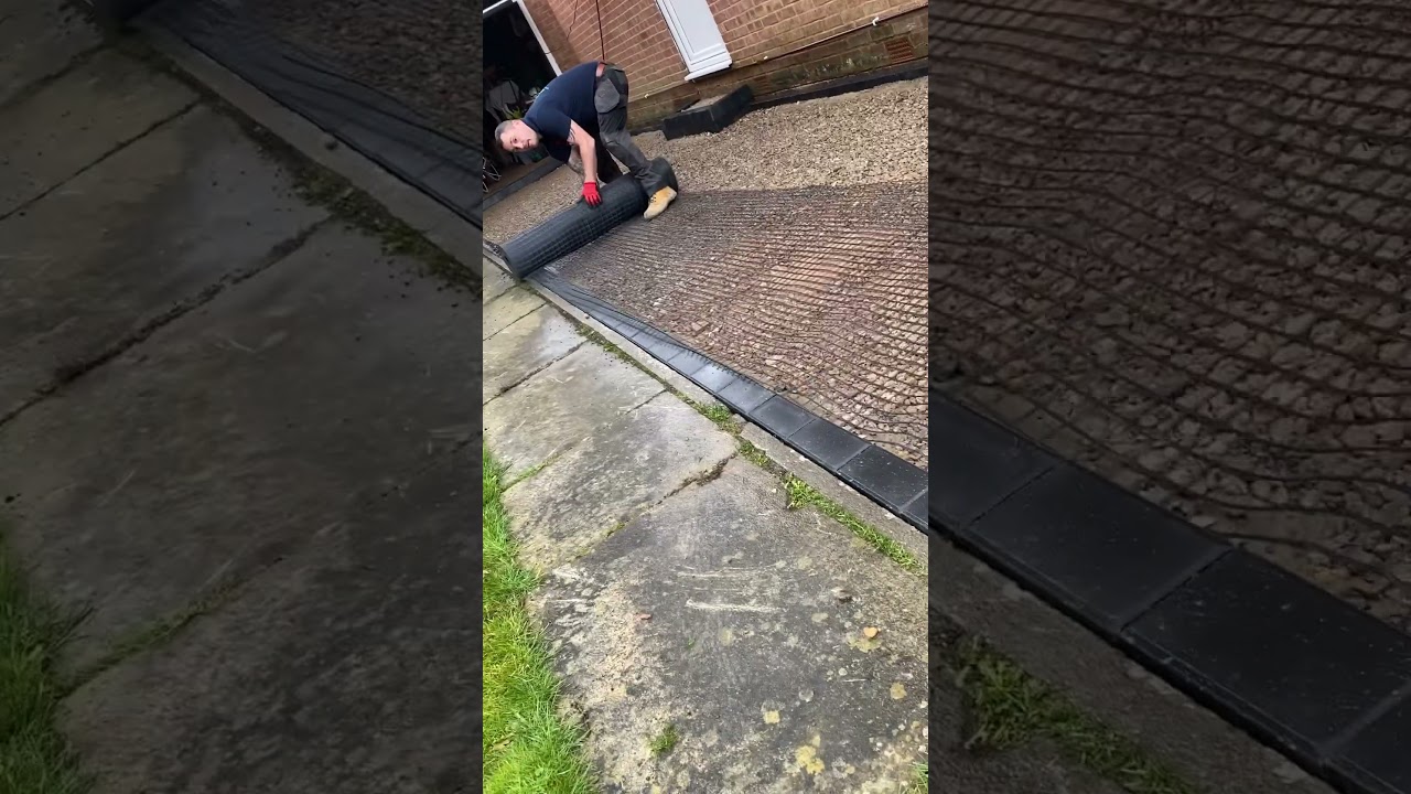 First Step: Laying Mesh for a Strong Resin Bound Driveway | Bespoke Resin