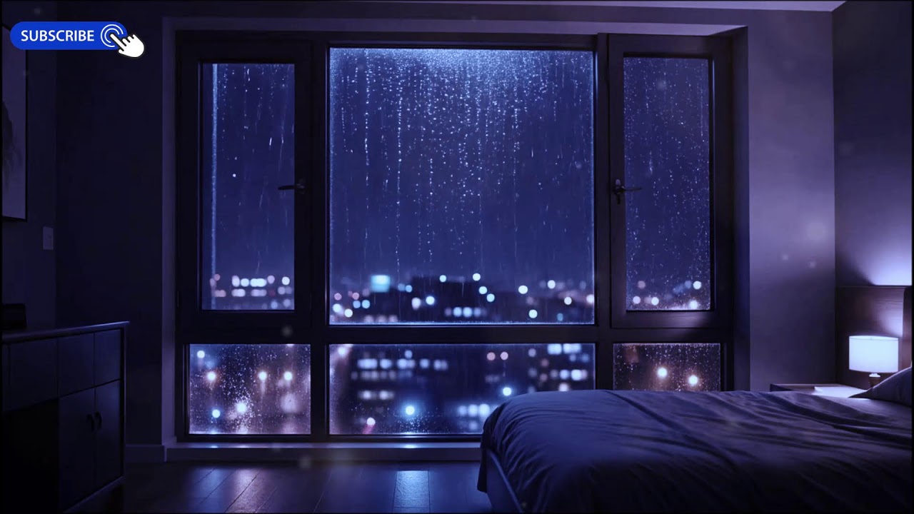 Quiet Rain & Gentle Piano 🌙 Deep Sleep Meditation Music