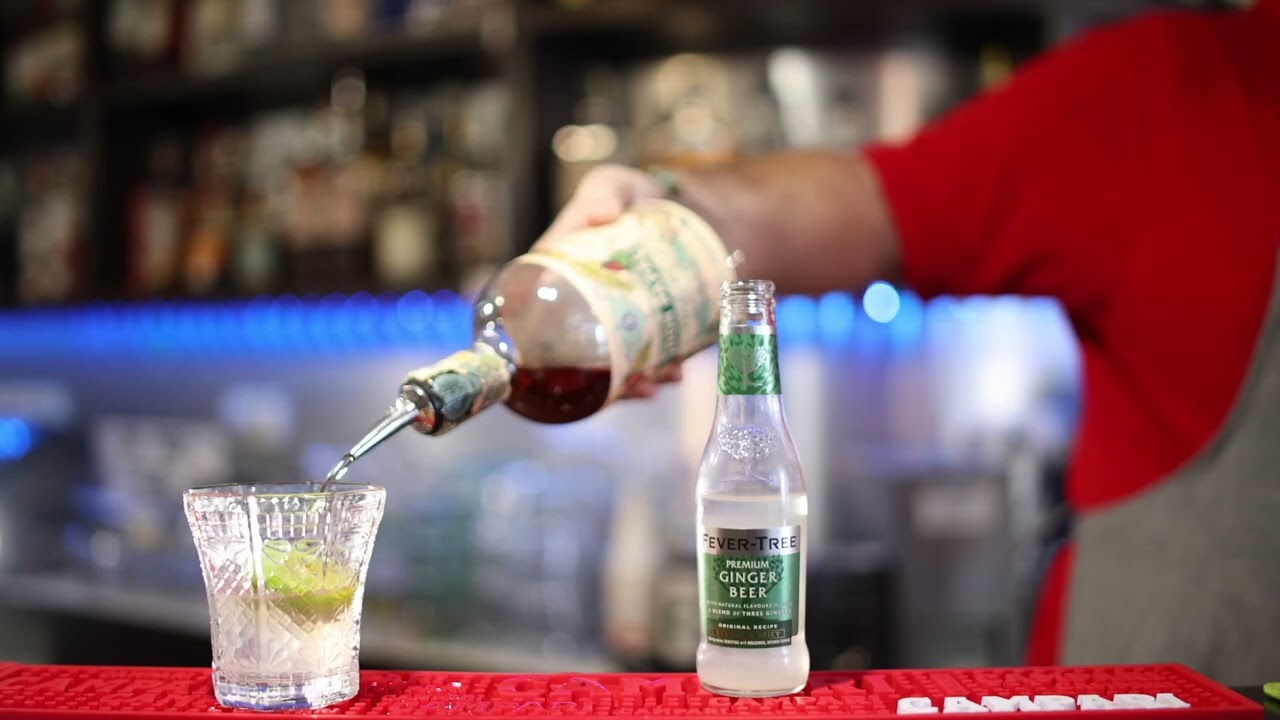 Kouř&iacute;c&iacute; drink Don Papa Tonic #dryice