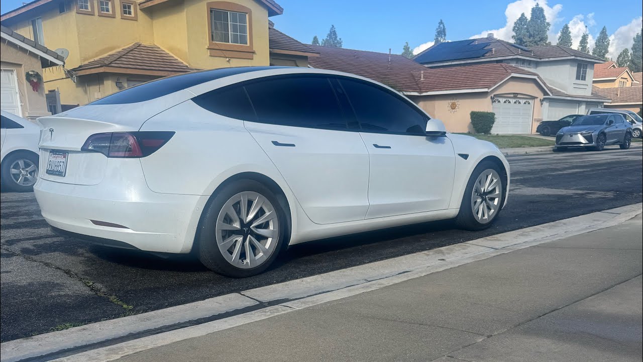 My Tesla model 3 handheld well in the rain.