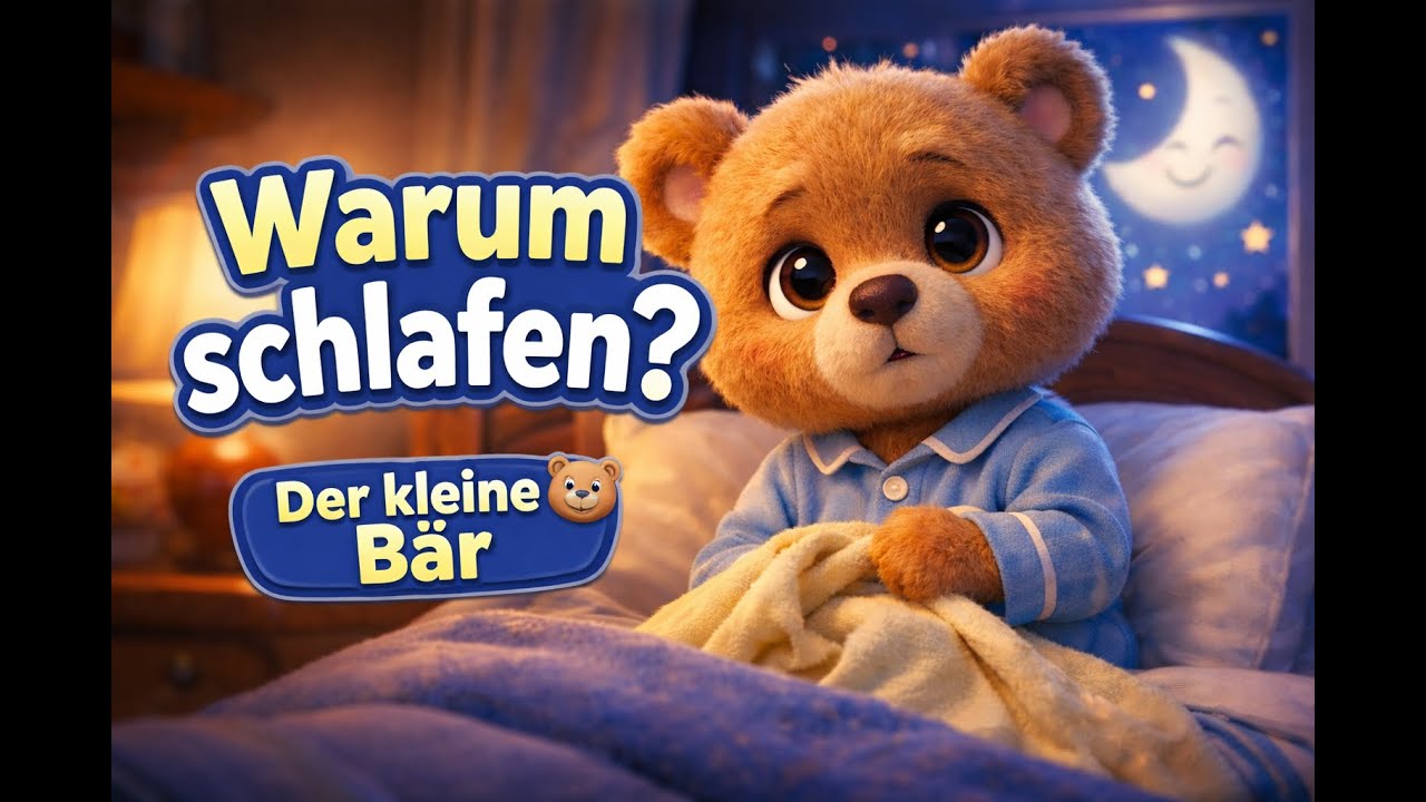 Warum Schlafen so wichtig ist 💤 | Der kleine Bär | Sanfte Gute-Nacht-Geschichte