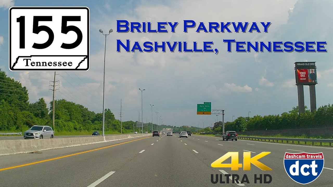 Dash Cam Drive on Tennessee State Route 155/Briley Parkway