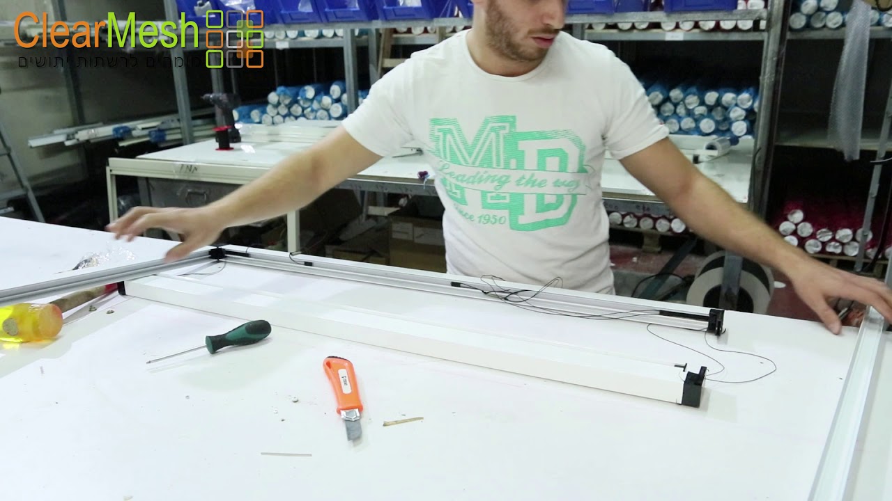 מדריך התקנת רשת יתושים
