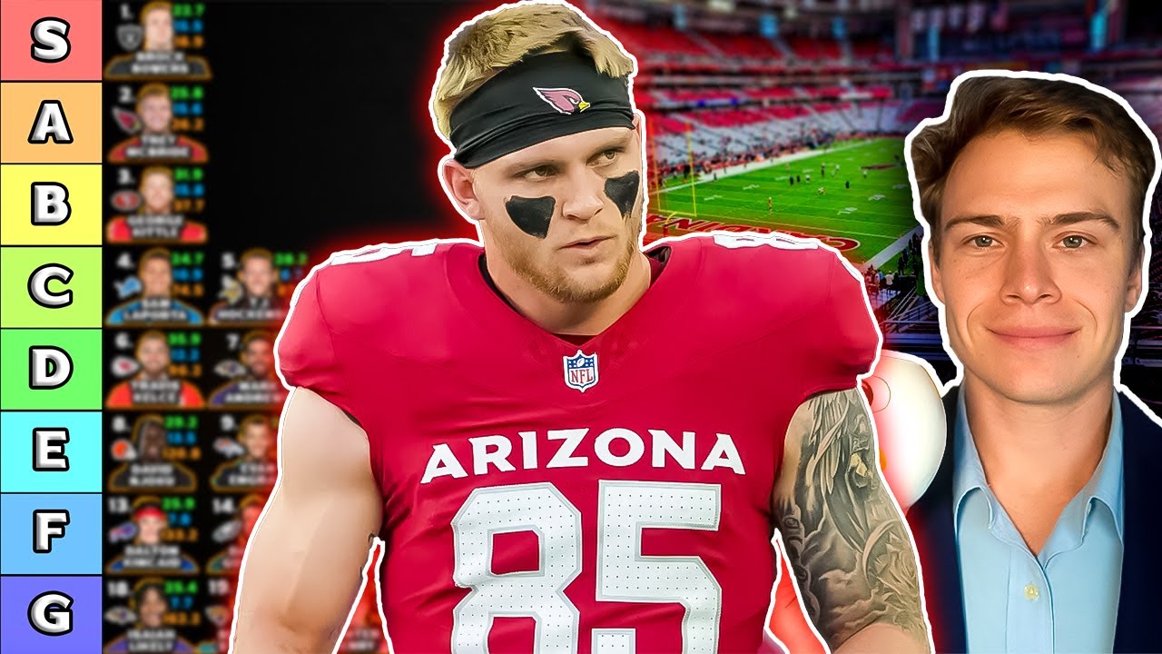 Top 24 TE Rankings & Tiers - 2025 Fantasy Football