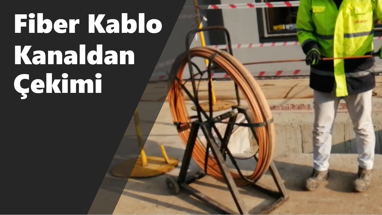 Fiber Kablo Kanaldan Çekimi
