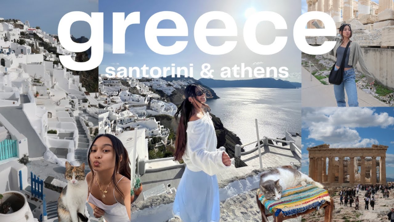 Видеоблог о путешествиях по Греции | Санторини и Афины (в межсезонье!!) 🇬🇷🤍