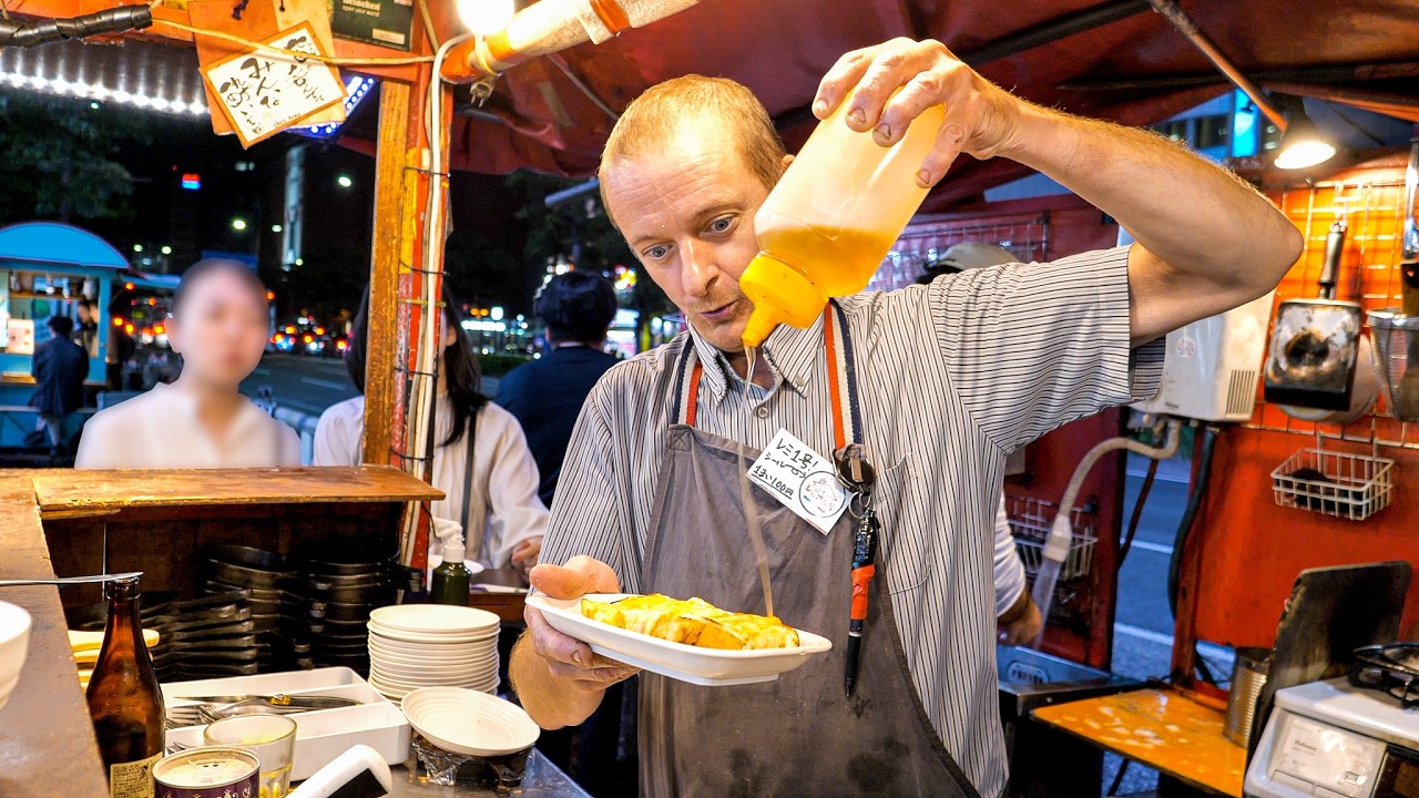 日本に魅せられたフランス人が提供する屋台メシに観光客が大感動！フランス出身の屋台料理人。