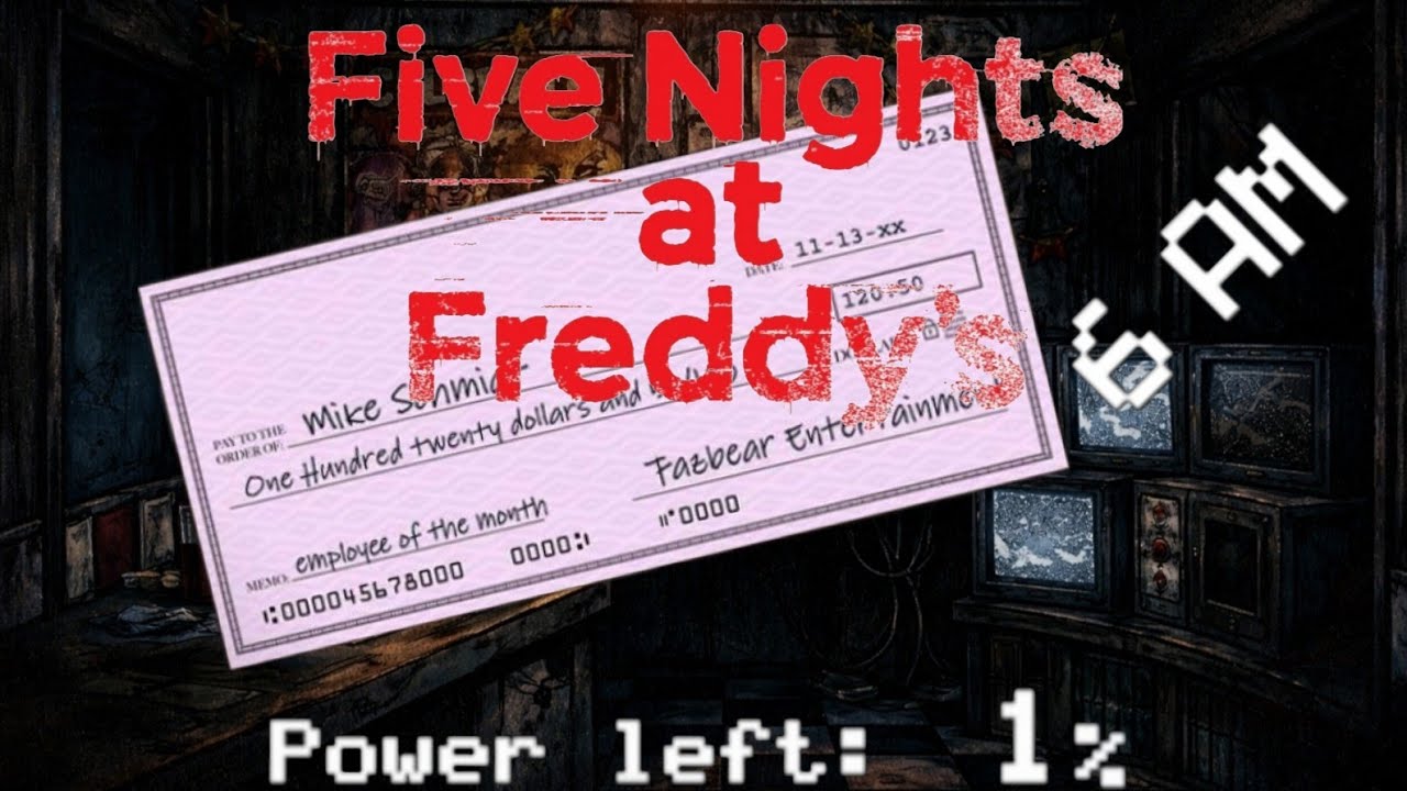 Wie ich alle 5 Nächte in Fnaf 1 überlebt habe...  | Fnaf 1 🐻 |