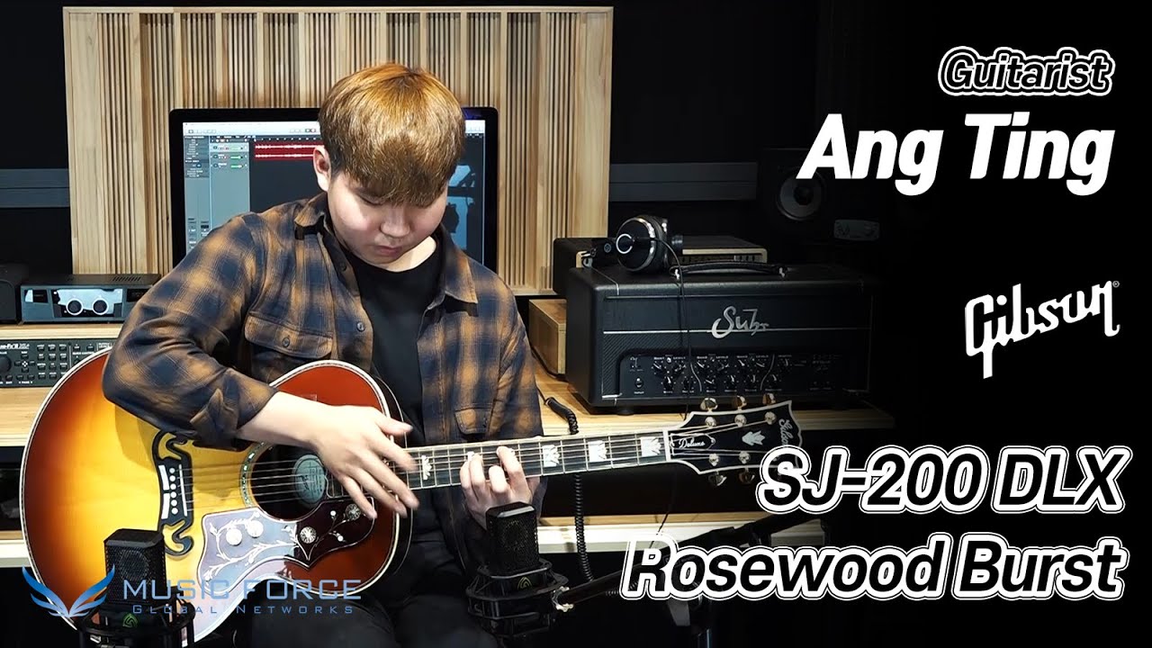 Gibson SJ-200 Deluxe Rosewood Burst Demo 'Mellow Sunset' by 'Ang Ting'