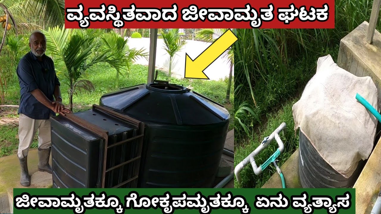 ಇವರ ಇಡೀ ತೋಟಕ್ಕೆ ಜೀವಾಮೃತ ಒದಗಿಸುವ ಜೀವಾಮೃತ ಘಟಕ ಹೇಗಿದೆ...ಕೆಮಿಕಲ್ ಕಂಪನಿಗಳಿಗಿಂತ ಆರ್ಗ್ಯಾನಿಕ್ ಗೊಬ್ಬರದ ಕಂಪನಿಗ