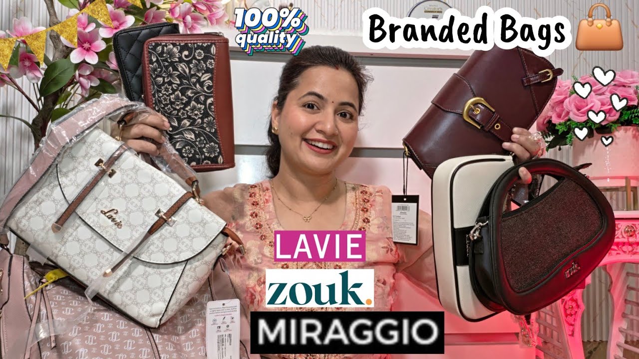 Miraggio ,Zouk & Lavie Bags Haul From Amazon 💕 | Amazon Bags Haul | Neema's Corner 
