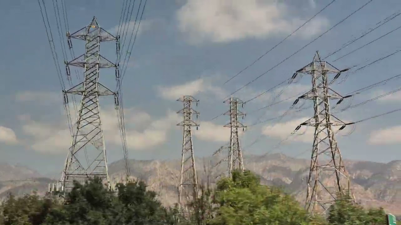 Power Lines During Trip California - Part 56 - (Southern California) || For Sara Lin