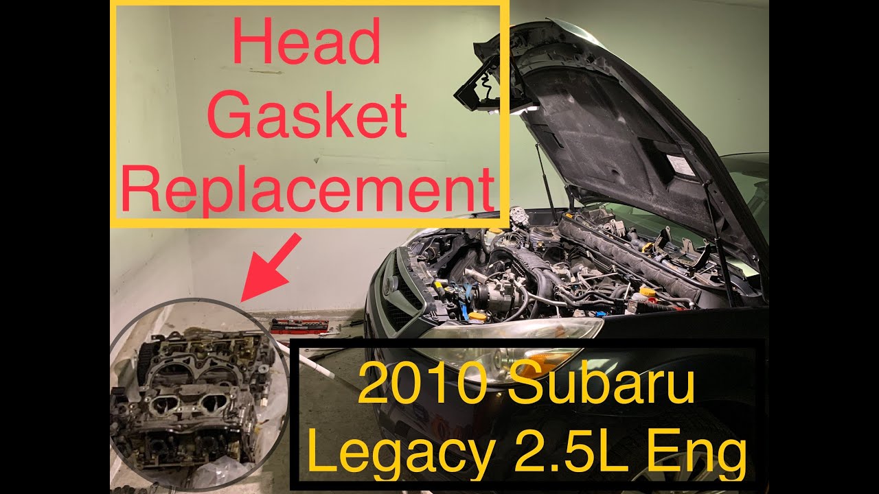 [KM] Head Gasket Replace/ 2010 Subaru Legacy 2.5L Eng Limited/ Part 1