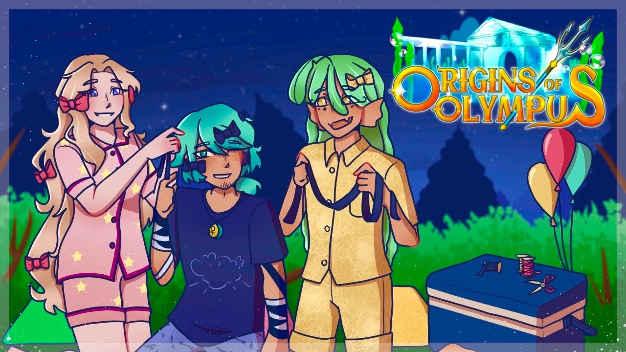 IVY'S FIRST SLEEPOVER! | Origins of Olympus #9 (Percy Jackson Minecraft Roleplay)