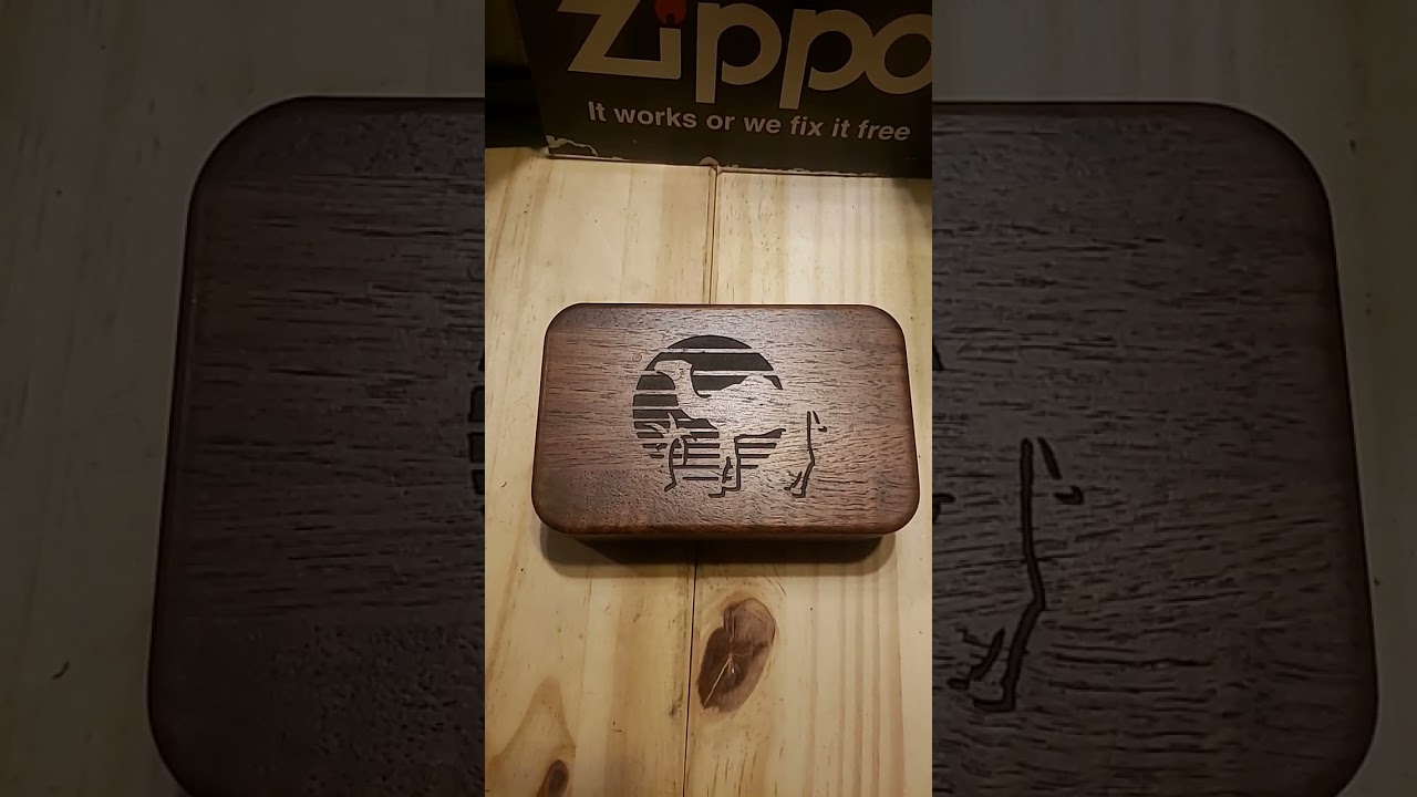 Zippo Camel oasis wooden box with oasis Zippos #shorts #zippo #zippomafia