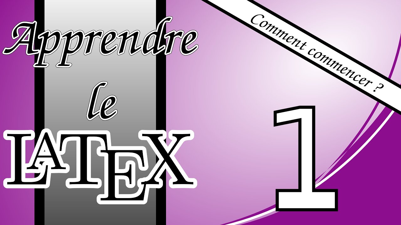 1 - Comment commencer avec LaTeX : un éditeur pour passer sans douleur de Word à LaTeX