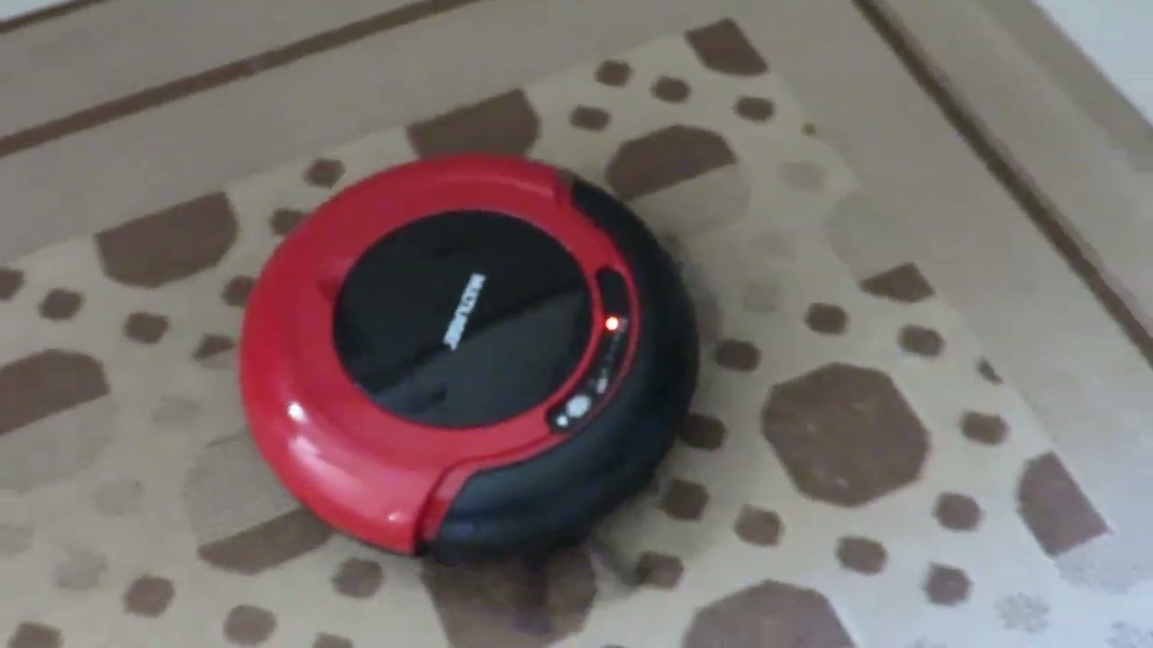 Aspirador Robô de Pó Multilaser HO041 3 em 1 Bivolt 30W - Vermelho/Preto
