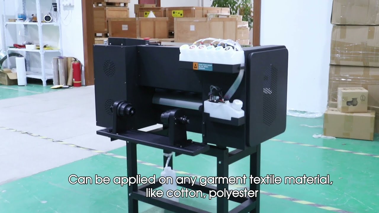 AP-A3-2 MINI DTF PRINTERPOWDER SHAKING MACHINE   Double head to print W+CMYK at the same time