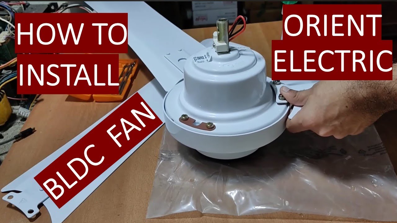 Orient Electric I-Tome BLDC Fan - Unboxing and Installation - Link In The Description