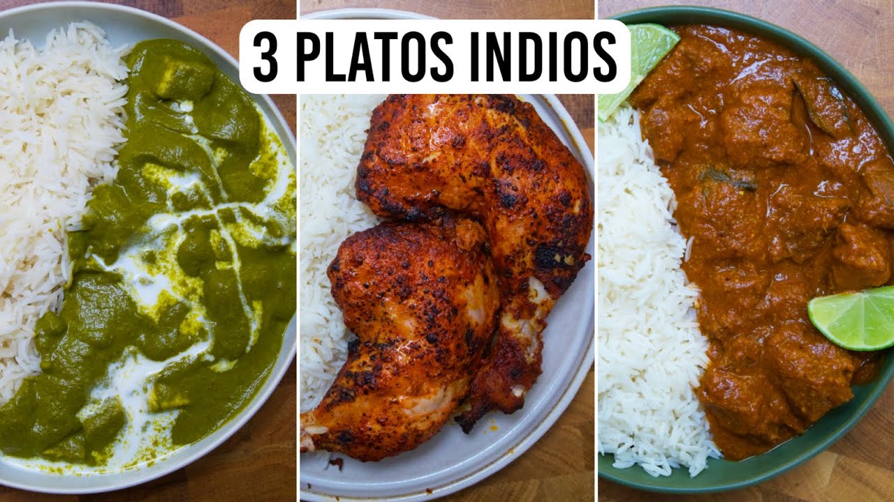 Tres recetas indias más allá del Tikka Masala (Palak Paneer, Tandoori y Vindaloo)