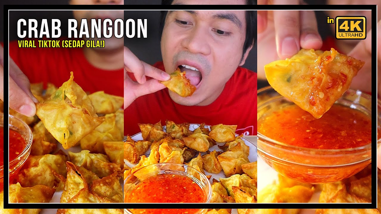 rating 10/10 ! CRAB RANGOON Viral Tiktok (sedap teruk weh!)