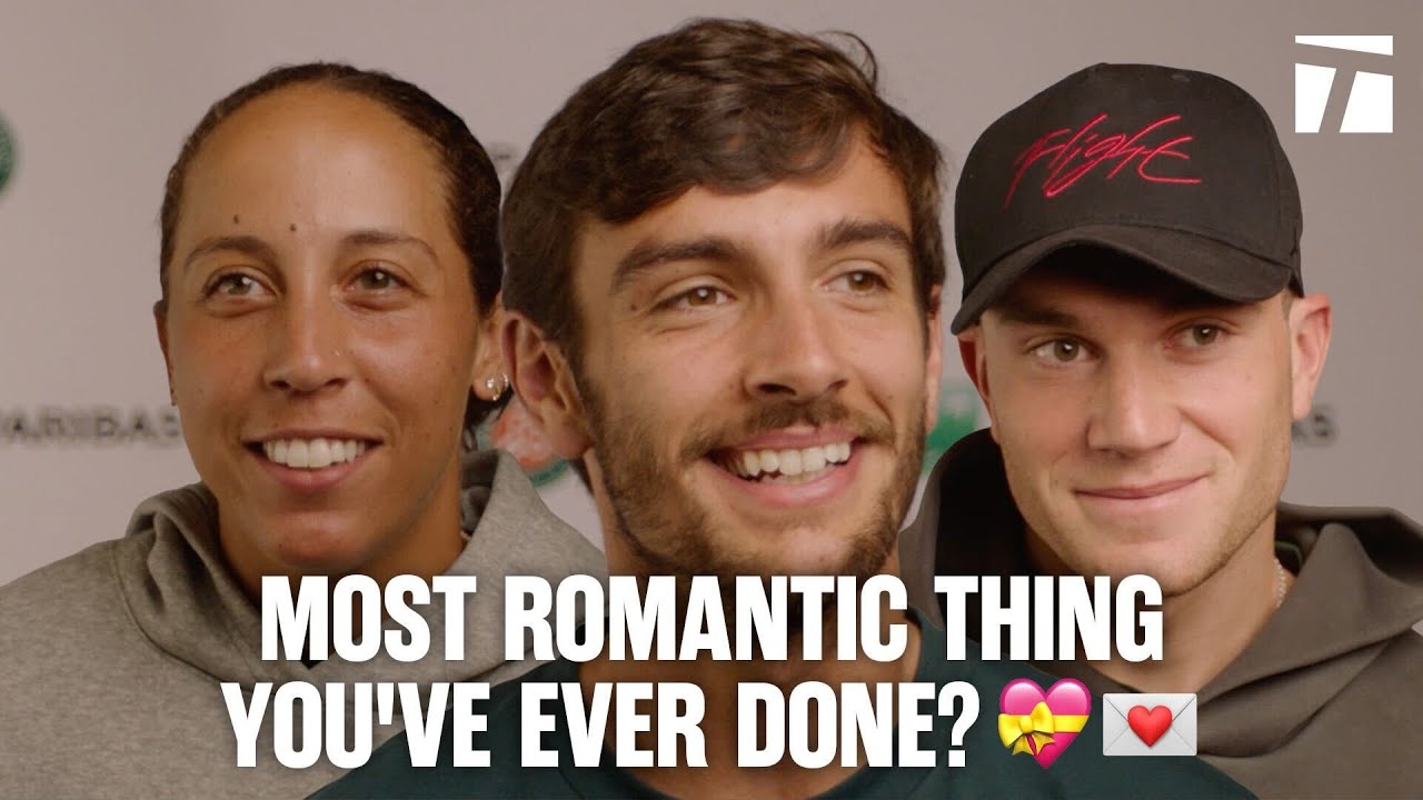 Do the world's top tennis players get romantic? 💘