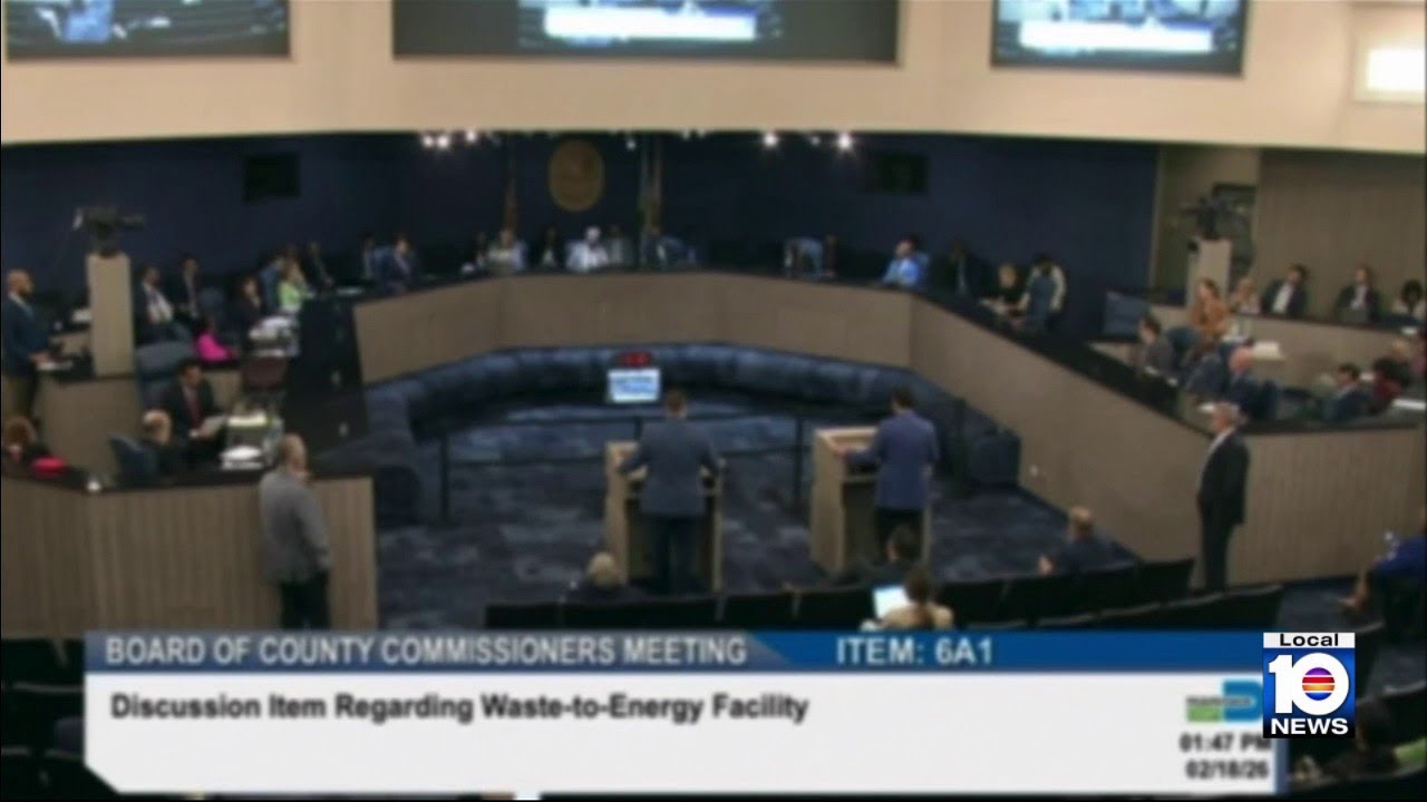 Discussion over trash incinerator continues among Miami-Dade commissioners