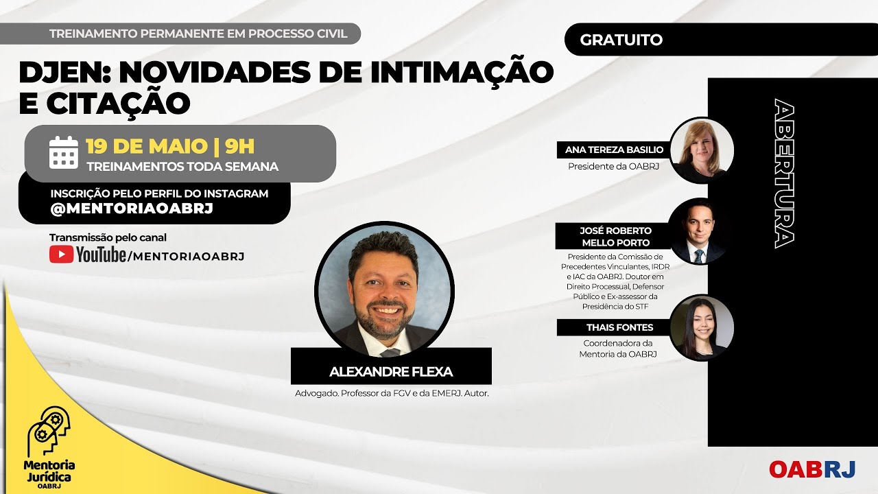 DJEN: Novidades de Intimação e Citação - 19/05 - 9h