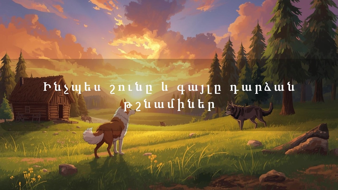 Ինչպես շունը և գայլը դարձան թշնամիներ
