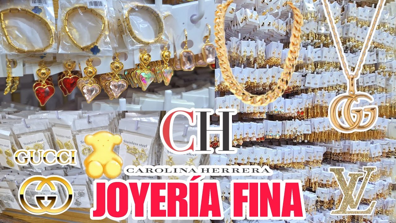 Joyería de MARCA GUCCI, LOUIS VUITTON, TOUS En Oro Laminado: Piezas Desde $23, SE VENDEN MUY BIEN