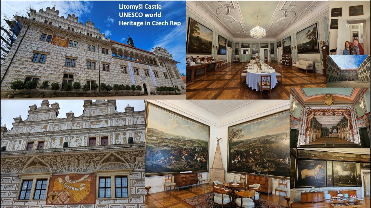 Litomysl:  one of the largest Renaissance Castles in Czech Republic, UNESCO World Heritage site