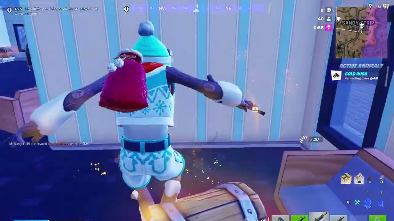 Playing Fortnite