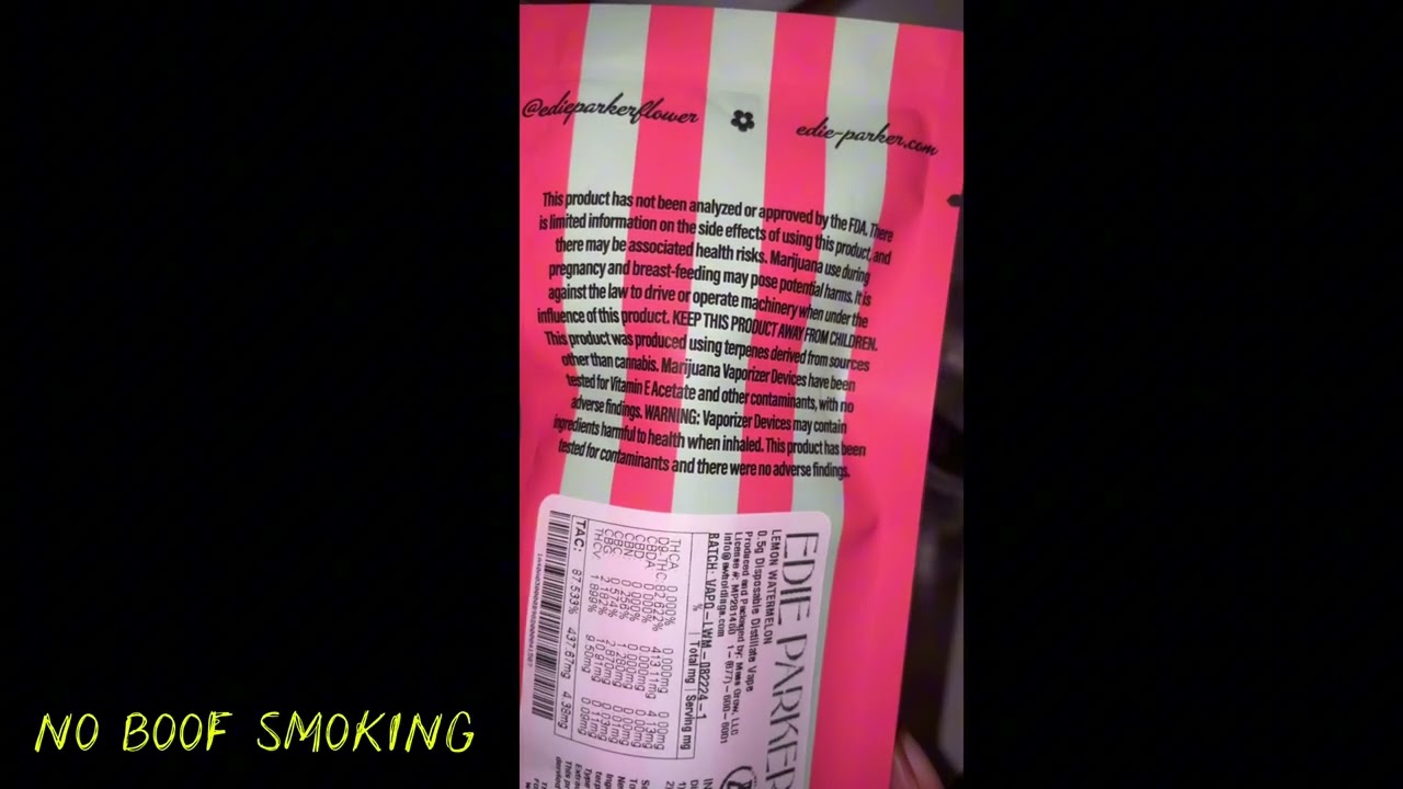 Edie Parker Vape Pen &ndash; Lemon Watermelon Hybrid Review #review #zaza