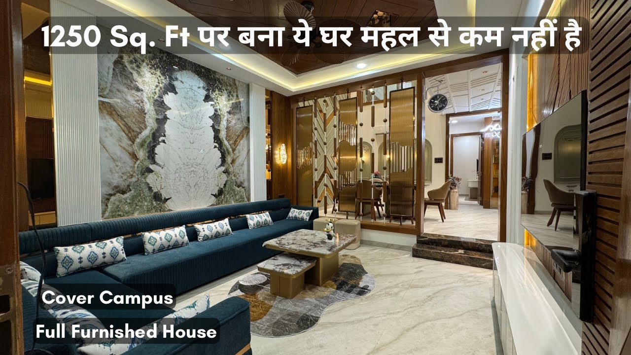 VN124 | 4 BHK Ultra Luxurious House | 1250 Sq Ft | Terrace Garden Gazebo | Fully Furnished | Indore
