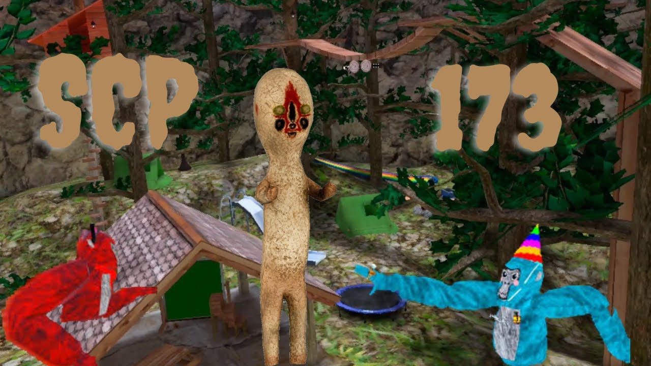 Trolling as SCP-173 in Gorilla tag with mods.