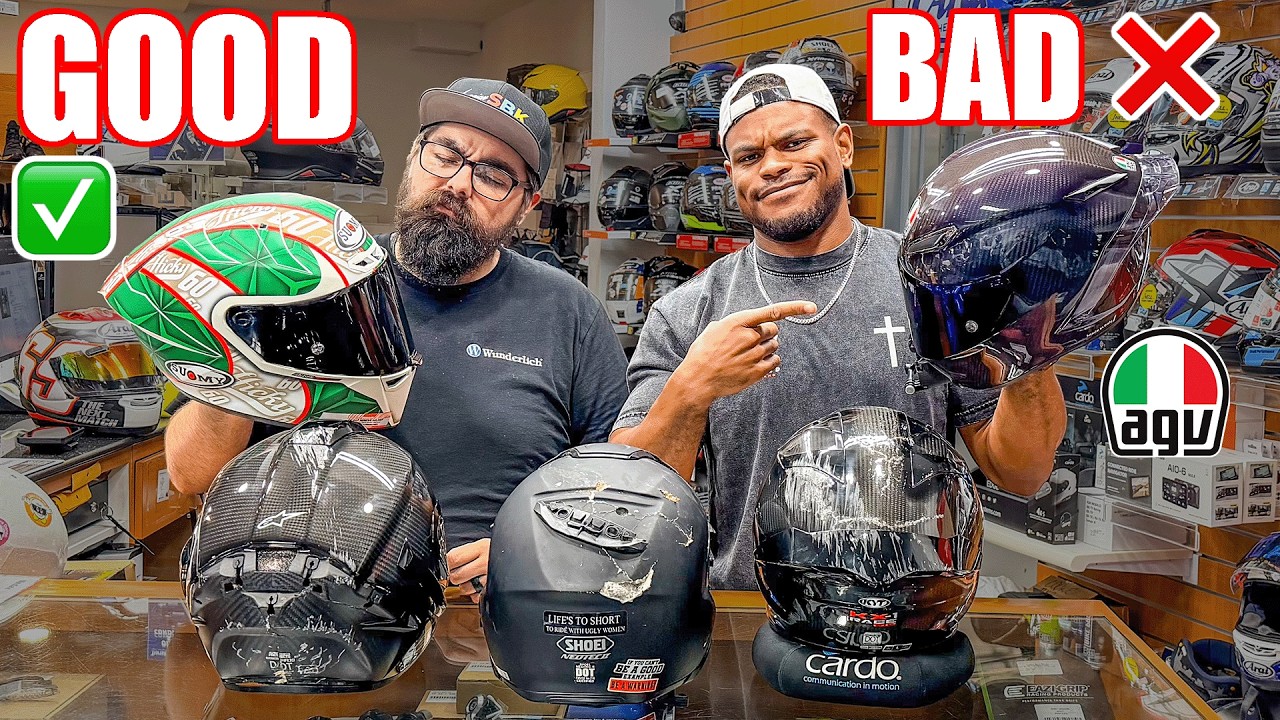 ВЫБОР ЛУЧШЕГО мотошлема ДЛЯ АВАРИИ: РАЗБОР 🫣 | AGV Pista, Alpinestars R10, KYT, Shoei, Arai, LS2