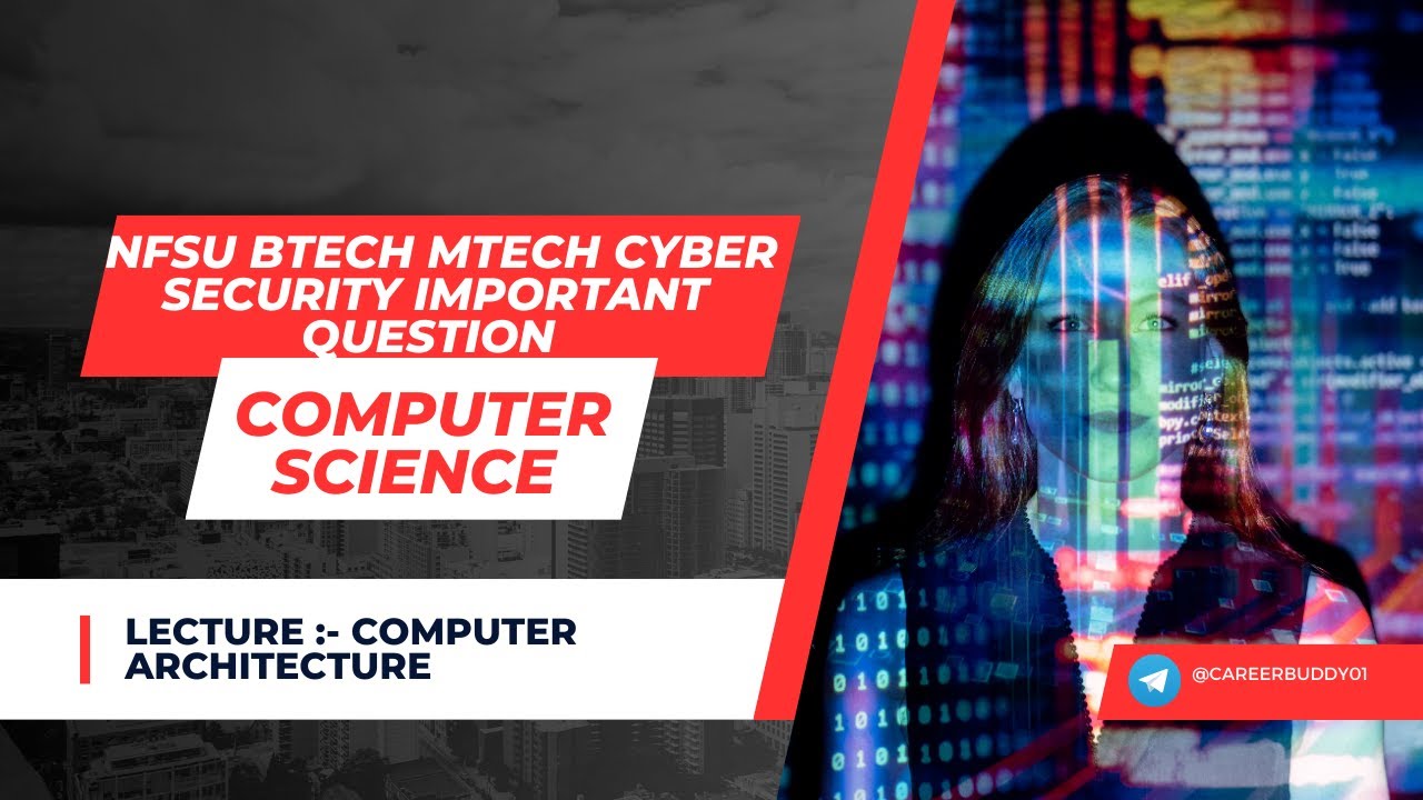 computer architecture || nfsu btech mtech cyber security important question  #jee2023 #nfsu