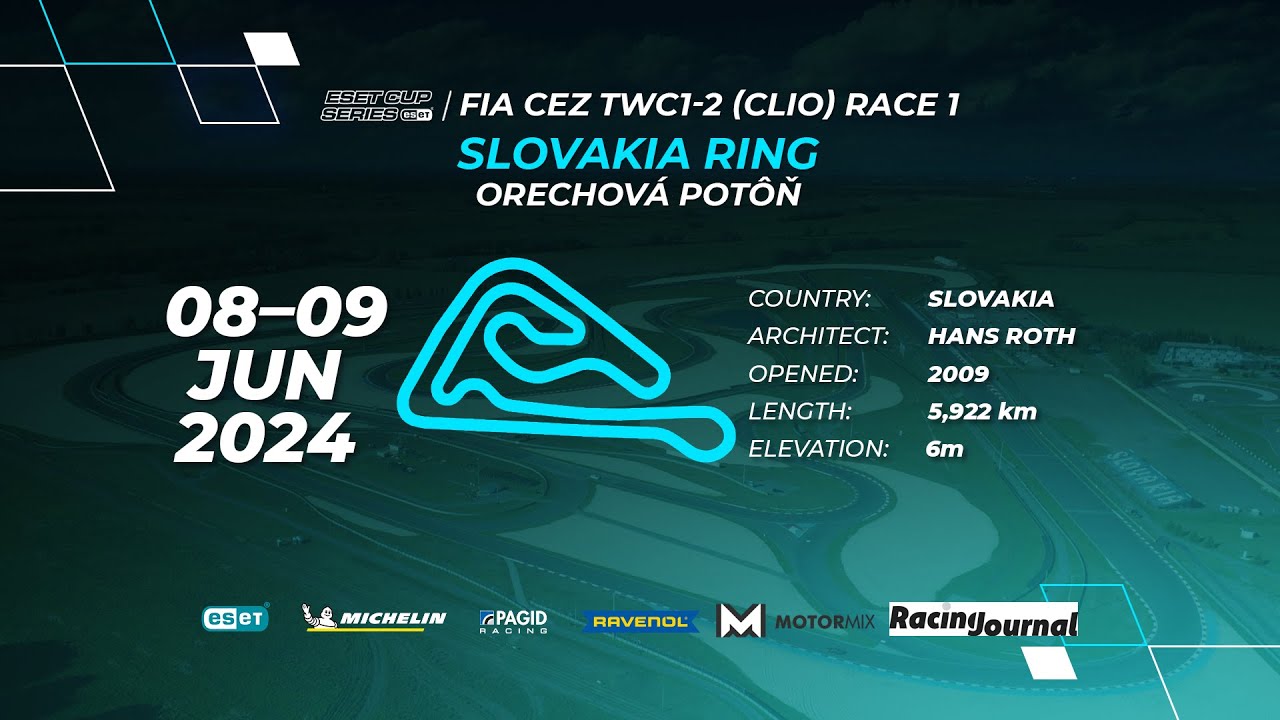 ESETCup 2024 -  Slovakia Ring - TCC - Clio Cup - Race 1