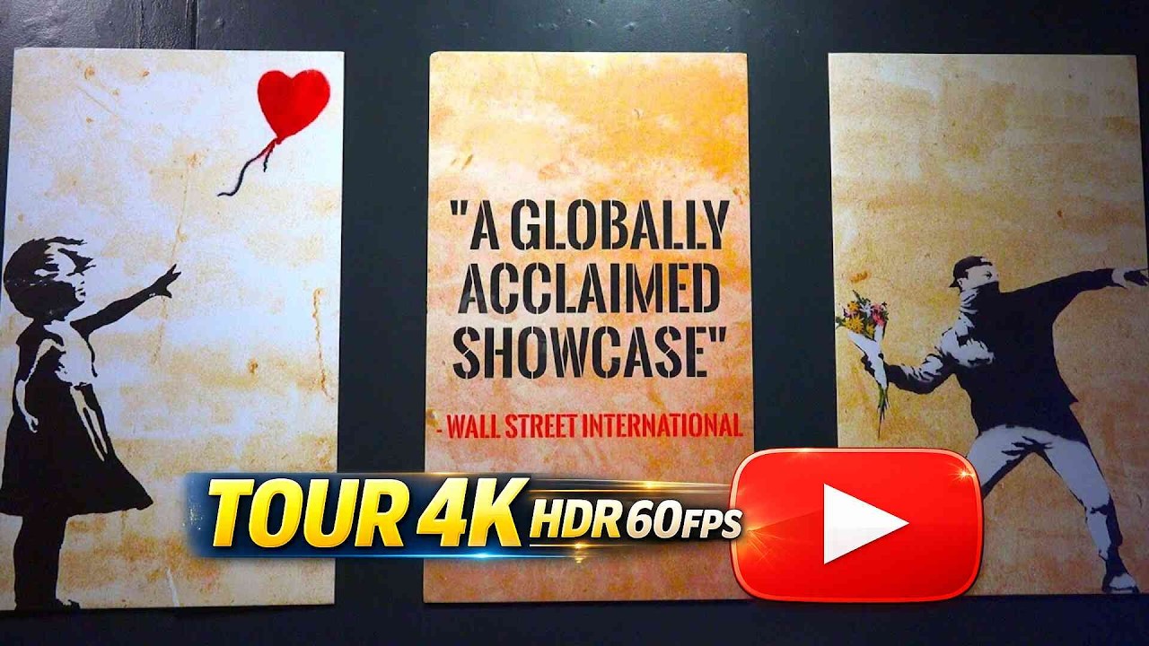 🎨 The Art of Banksy Exhibition Opens in Toronto 2024 | World’s Largest Banksy Collection (4K HDR) 🖼️